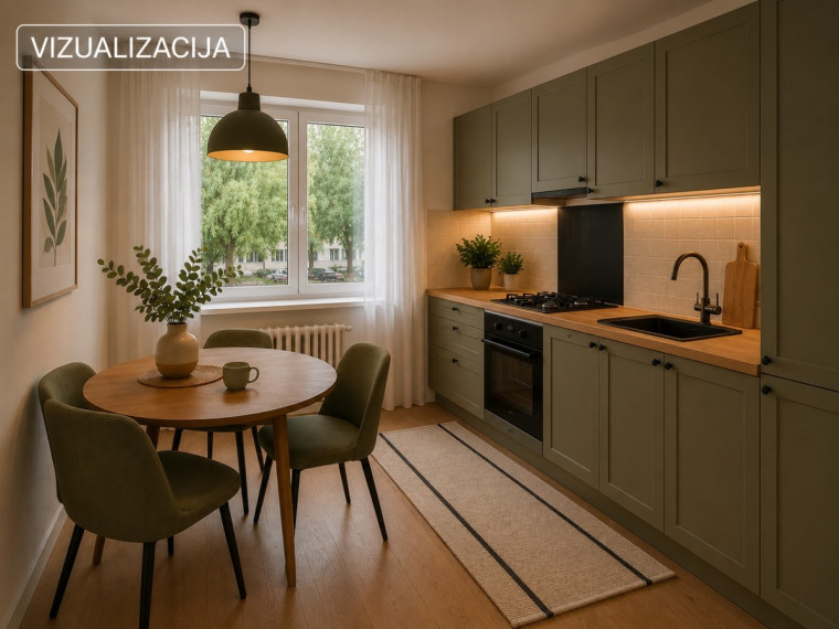 Parduodamas butas Gėlių g., Marijampolės m., Marijampolės sav., 67 m2 ploto, 3 kambariai 1