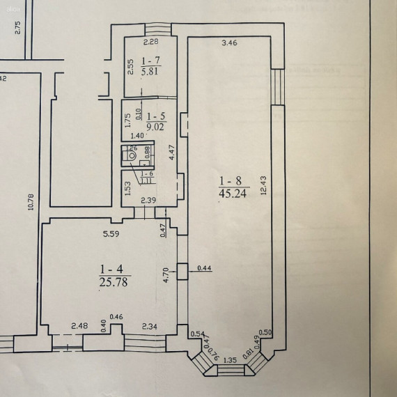 Nuomojamos  patalpos Klaipėdos apskritis, Klaipėda, Centras, Liepų g., 86 m2 ploto 5