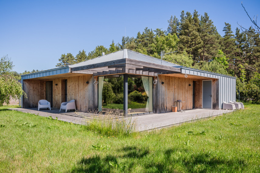 Parduodamas namas Palangos m. sav., Palangos m., Šventoji, Miško takas, 117.65 m2 ploto, 1 aukštai 16