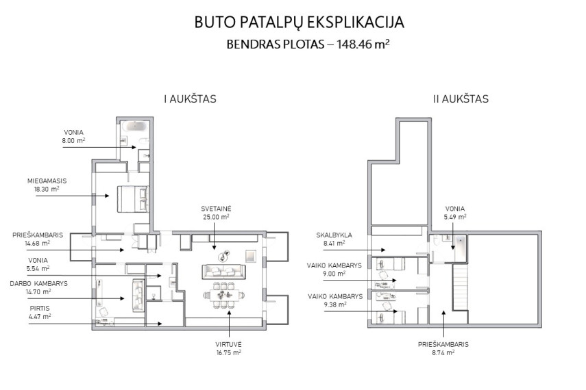 Parduodamas butas K. Vanagėlio g., Vilniaus m., Vilniaus m. sav., 148.46 m2 ploto, 5 kambariai 5