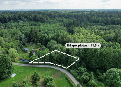 Parduodamas kitos paskirties sklypas Girijos g., Šepečių k., Vilniaus r. sav., 11.3 a ploto Parduodamas kitos paskirties sklypas Girijos g., Šepečių k., Vilniaus r. sav., 11.3 a ploto