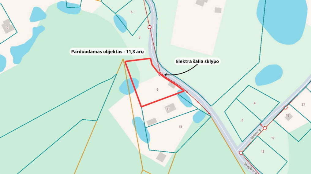Parduodamas kitos paskirties sklypas Girijos g., Šepečių k., Vilniaus r. sav., 11.3 a ploto 7