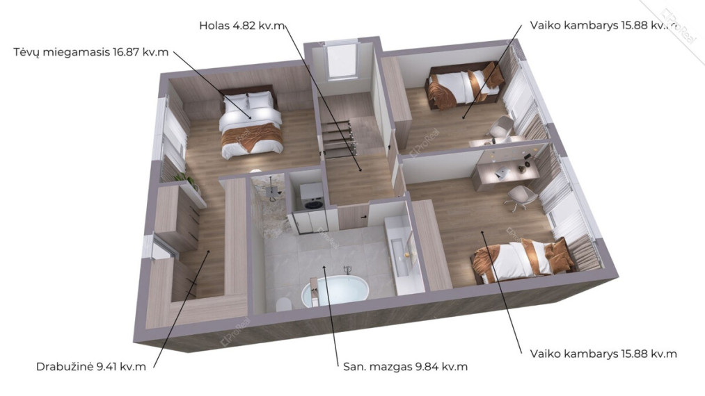 Parduodamas namas Barsukynės g., Vilniaus m., Vilniaus m. sav., 158.69 m2 ploto, 1 aukštai 21