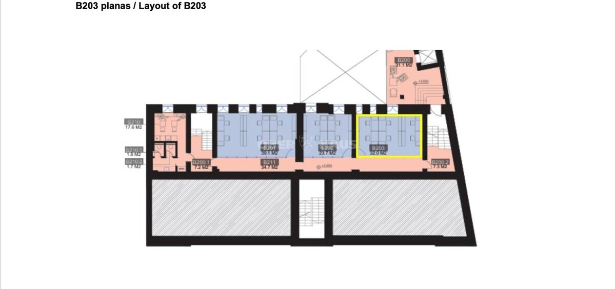 Nuomojamos administracinės patalpos J. Basanavičiaus g., Naujamiestis, Vilniaus m., Vilniaus m. sav., 32 m2 ploto 7