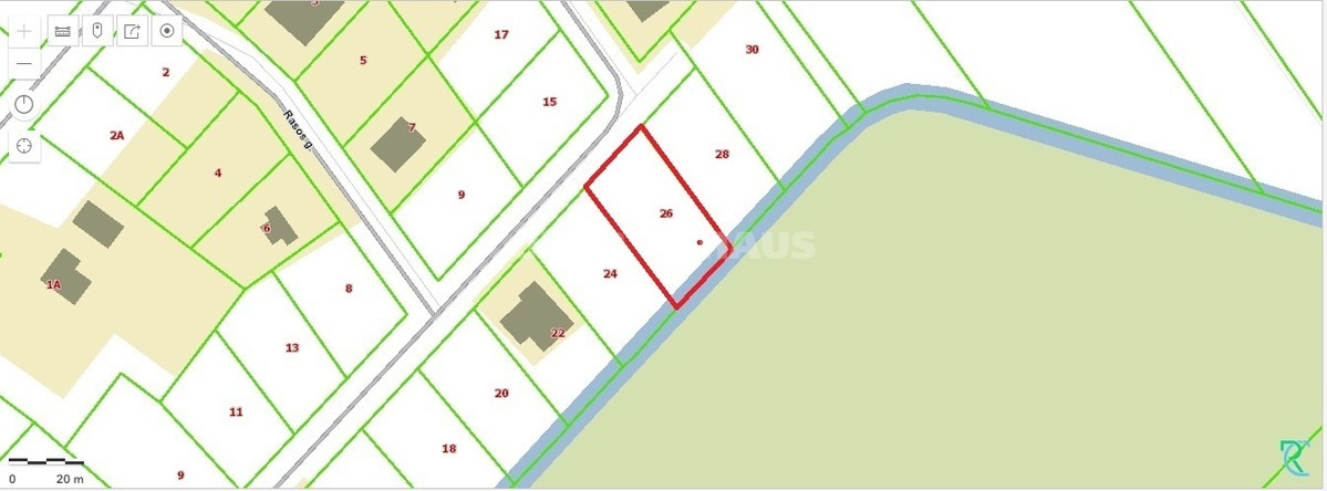 Parduodamas namų valdos paskirties sklypas Meškių k., Šiaulių r. sav., 8.67 a ploto 18