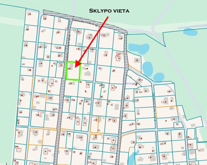 Parduodamas sklypas pietvakarinėje Vilniaus miesto dalyje, Sakalaičių Sodų 7-oji gatvėje, 11.44 a ploto 4