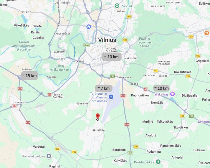 Parduodamas sklypas pietvakarinėje Vilniaus miesto dalyje, Sakalaičių Sodų 7-oji gatvėje, 11.44 a ploto 5
