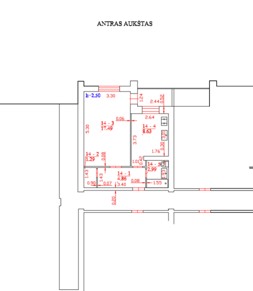Parduodamas butas Laisvės pr., Pašilaičiai, Vilniaus m., Vilniaus m. sav., 35.26 m² ploto 1 kambarys 12
