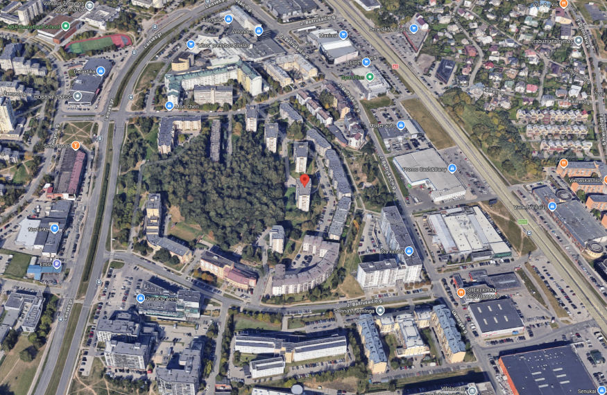 Parduodamas butas Laisvės pr., Pašilaičiai, Vilniaus m., Vilniaus m. sav., 35.26 m² ploto 1 kambarys 13