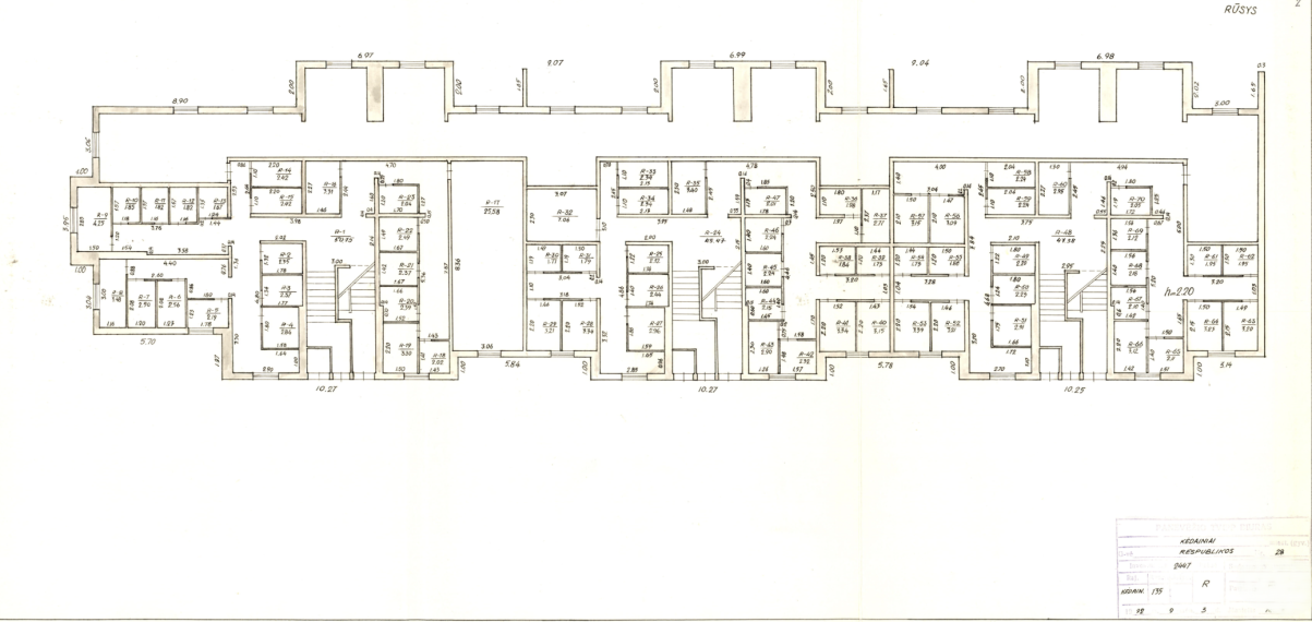 Parduodamas butas Respublikos g., Kėdainių m., Kėdainių r. sav., 32.34 m² ploto 1 kambarys 14