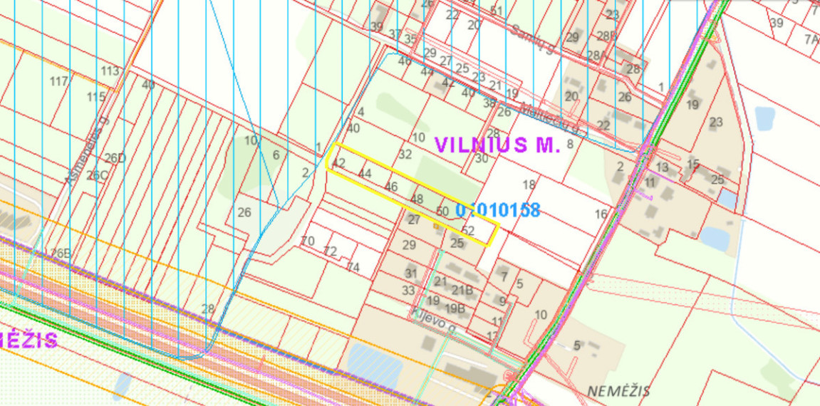 Parduodamas sklypas Bretonų g., Kalnėnuose, Vilnius, 73.5 a ploto 37