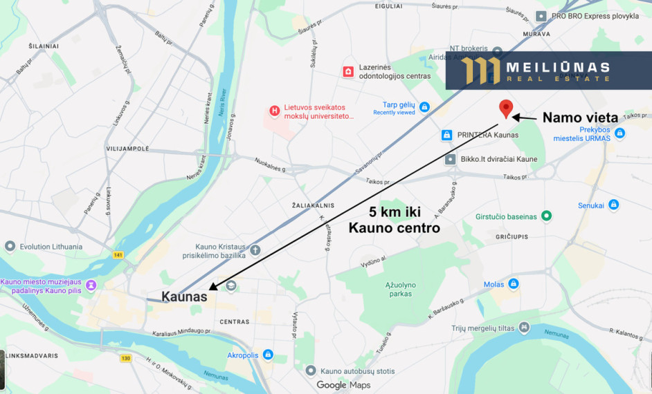 Parduodamas butas V. Krėvės pr., Dainavoje, Kaunas, 44.62 kv.m ploto 17