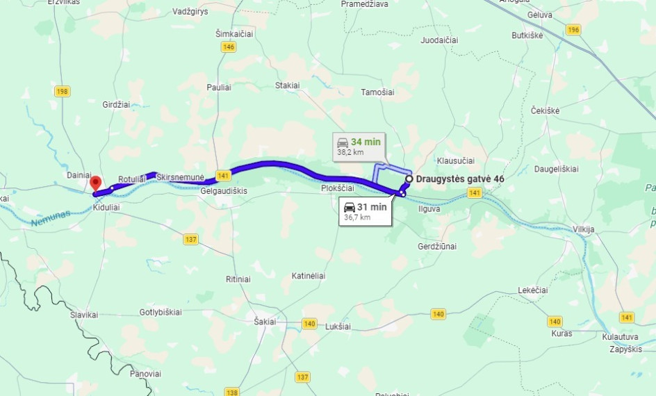 Parduodamos gamybinės, kitos paskirties, sandėliavimo patalpos Draugystės g., Žibintų k., Jurbarko r. sav., 2320.03 m2 ploto 11