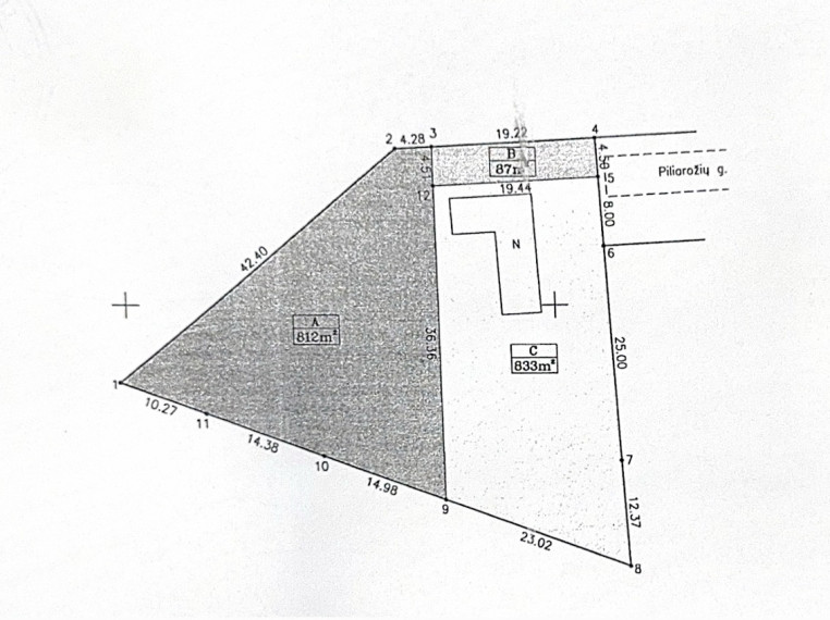 Parduodamas namas Piliarožių g., Pyplių k., Kauno r. sav., 119.8 m2 ploto, 1 aukštai 21