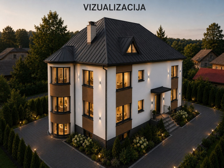 Parduodamas namas Kurorto g., Birštono m., Birštono sav., 262.85 m2 ploto, 2 aukštai 1