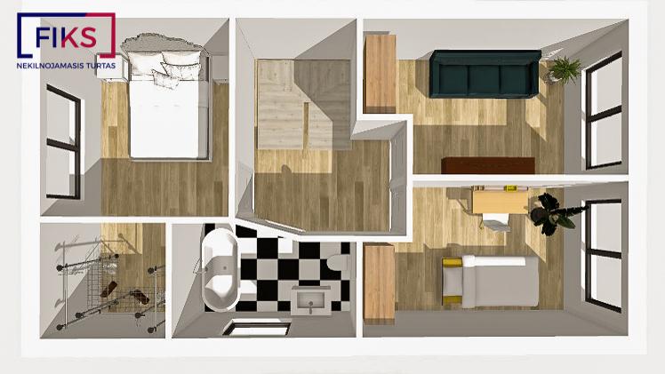 Parduodamas namas Žemygalos g., Varluvos k., Kauno r. sav., 89.78 m² ploto 4 kambariai 38