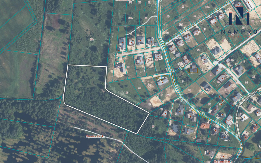 Vilniaus rajone, Raisteniškėse, parduodamas 2 ha sklypų masyvas namų statybai 15
