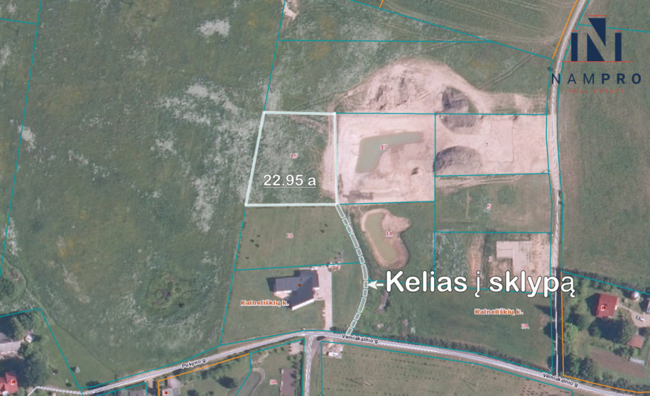Rokiškio mieste, Velniakalnio g., parduodamas 22,95 a namų valdos sklypas 10