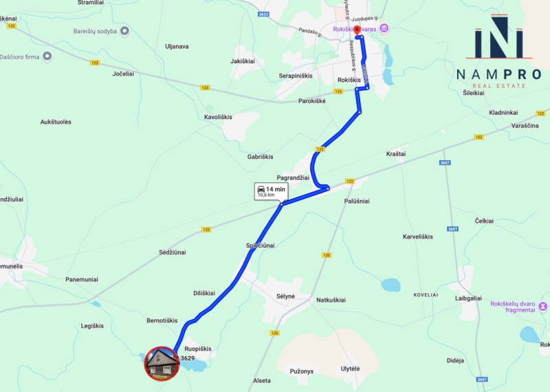 Rokiškio raj., Alsetos k., šalia Alsetos ež. parduodama 112.47 kv.m ploto sodyba 25