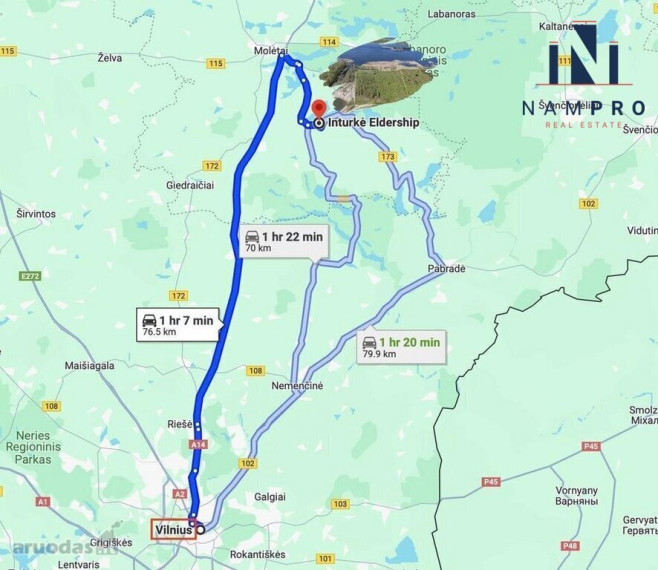 Molėtų raj., Liešiškių k., šalia Galuono ežero, parduodamas 1.632 a ploto sklypas 18
