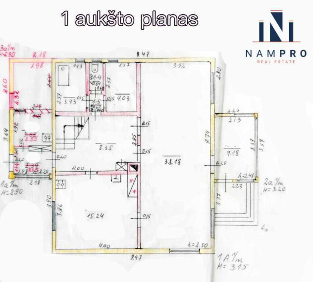 Parduodamas namas Salos, 128.17 kv.m ploto, 2 aukštai 24
