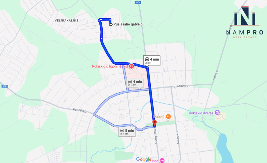 Rokiškyje, Velniakalnyje, parduodamas 5,10 a sodo sklypas 10