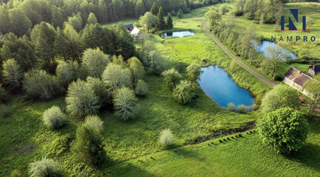 Švenčionių raj.,  Čiūlėnų k., parduodamas 1.1 ha sklypas su tvenkiniu namo statybai 2