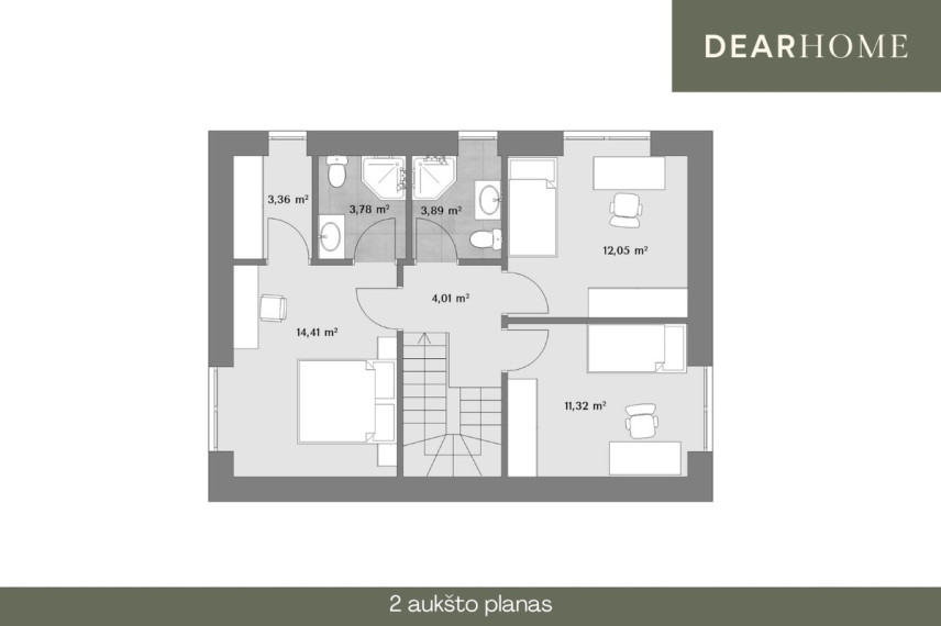 Parduodamas namas Užubalių g., Užubalių k., Vilniaus r. sav., 117 m2 ploto, 2 aukštai 9