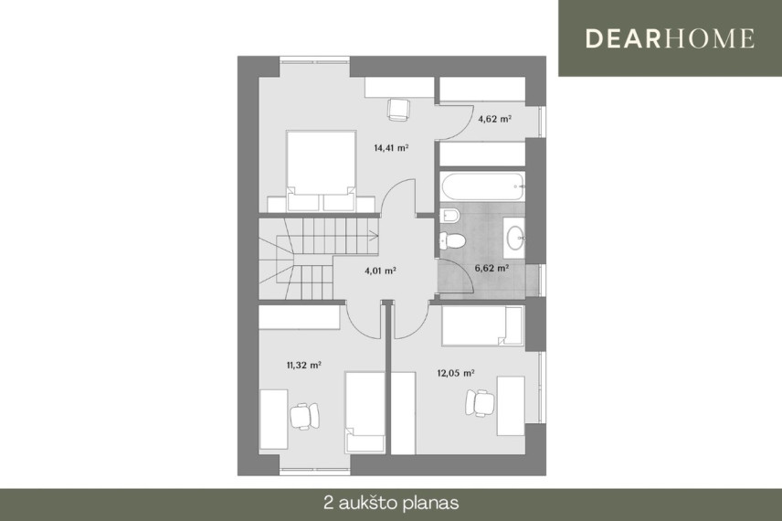 Parduodamas namas Užubalių g., Užubalių k., Vilniaus r. sav., 117 m2 ploto, 2 aukštai 11