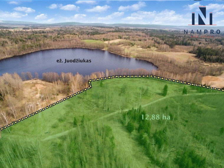 Trakų r., Petrauskų k., prie Juodžiuko ež., parduodamas 12.88 ha ploto sklypas 5