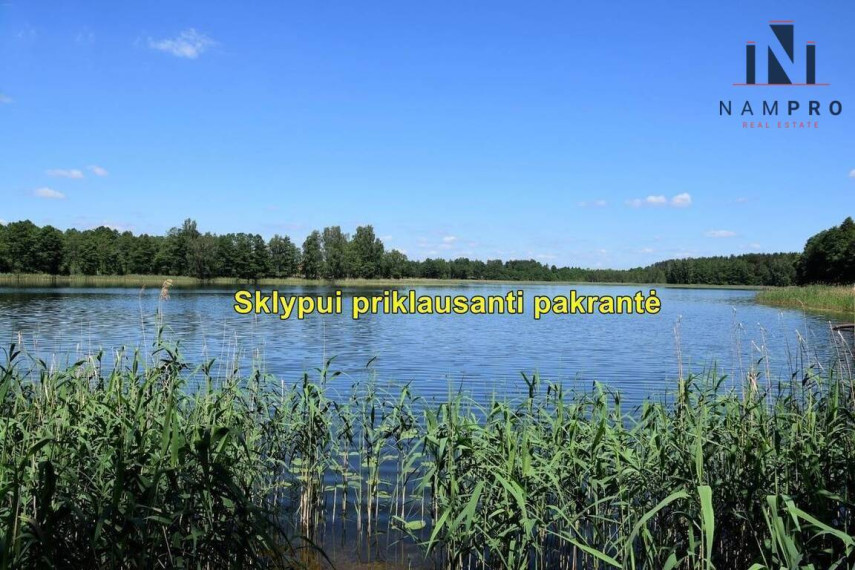 Trakų raj., Katišių k., prie ežero, parduodamas 1 ha ploto namų valdos sklypas 10