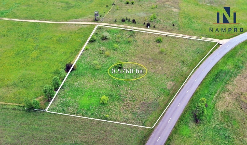Utenos raj., Šeimyniškių k., netoli Alaušo ežero, parduodamas 57.60 a rekreacinės paskirties sklypas 4