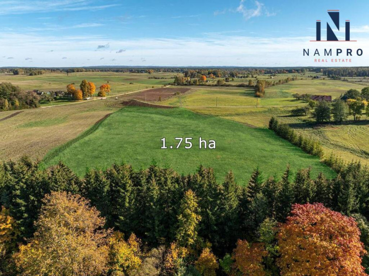 Ignalinos raj., Maksiūnų kaime, prie Prūdo ežero, parduodama 1/2 (1,75 ha) iš 3,5 ha sklypo dalis 12