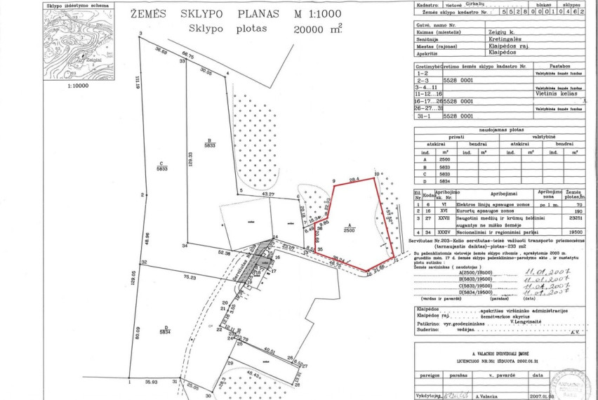 Parduodamas žemės ūkio paskirties sklypas Parko g., Zeigių k., Klaipėdos r. sav., 25 a ploto 2
