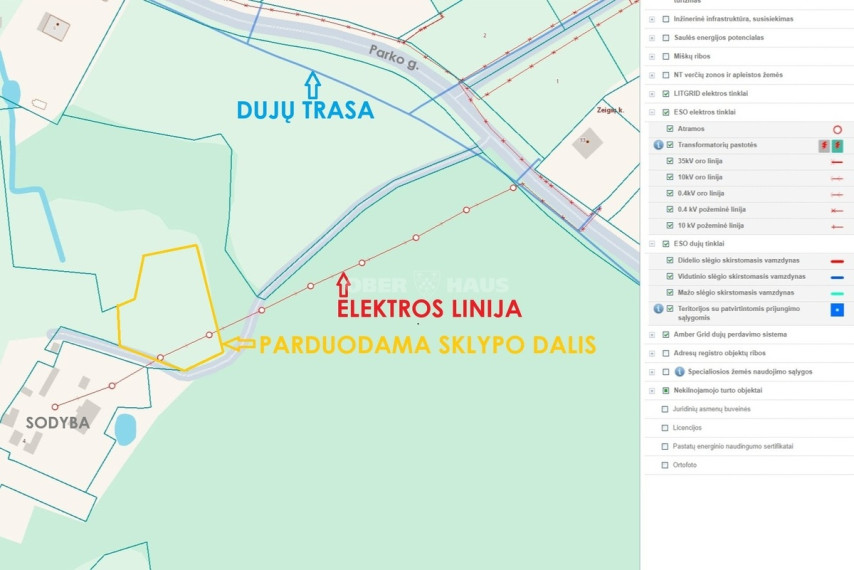 Parduodamas žemės ūkio paskirties sklypas Parko g., Zeigių k., Klaipėdos r. sav., 25 a ploto 26