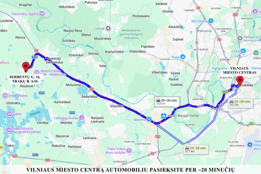 Parduodamas namas Serbentų g., Būdos III k., Trakų r. sav., 127.74 m2 ploto, 2 aukštai 36