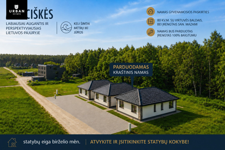 Parduodamas namas Sergiškių g., , Palanga, 80 kv.m ploto 5