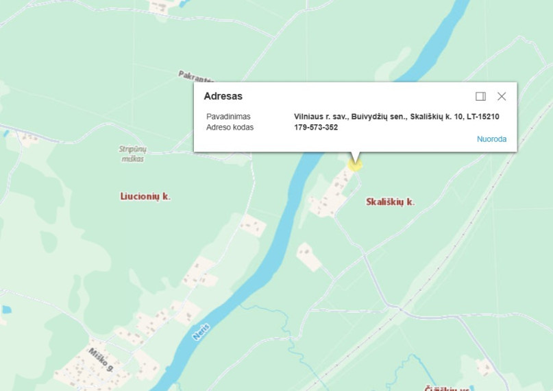 Parduodamas namas Skališkių k., Vilniaus r. sav., 58.06 m2 ploto, 1 aukštai 39