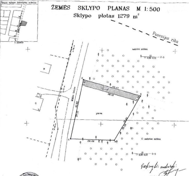 Parduodamas pramonės/sandėliavimo/prekybos paskirties sklypas Miško tak. , Šventoji, Palangos m., Palangos m. sav., 12.79 a ploto 5