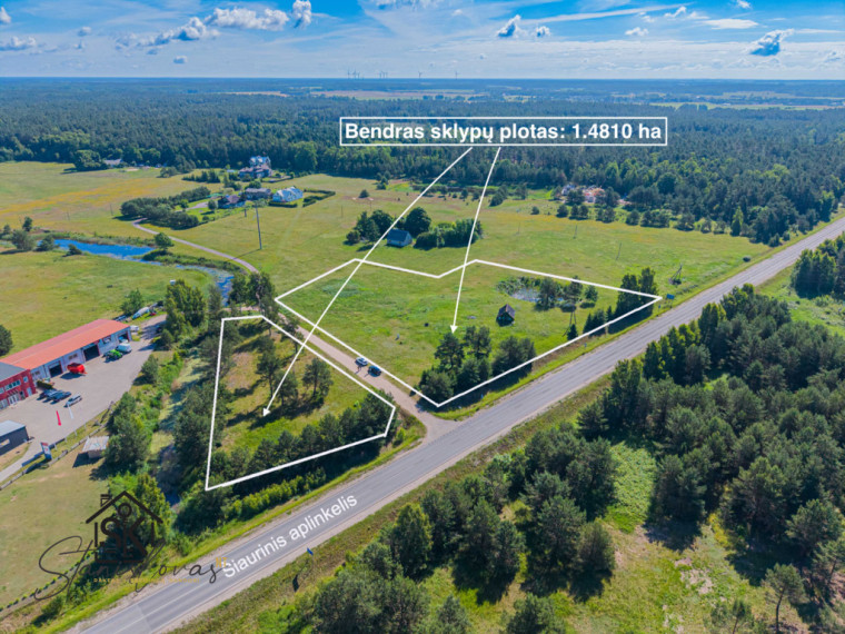 PARDUODAMAS 1.4810 HA ŽEMĖS SKLYPŲ KOMPLEKSAS TRAKSĖDŽIUOSE 1