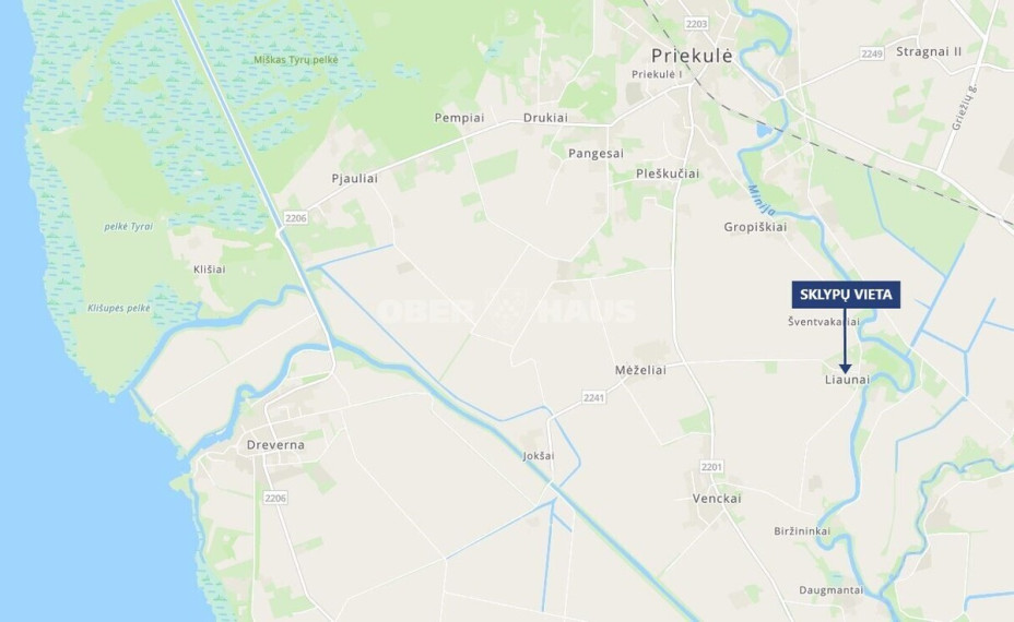 Parduodamas  sklypas Knygrišių g., Liaunų k., Klaipėdos r. sav., 48 a ploto 5