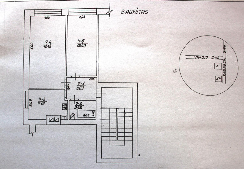 Parduodamas butas Radastų g., Rožės, Panevėžio m., Panevėžio m. sav., 45.00 m² ploto 2 kambariai 14