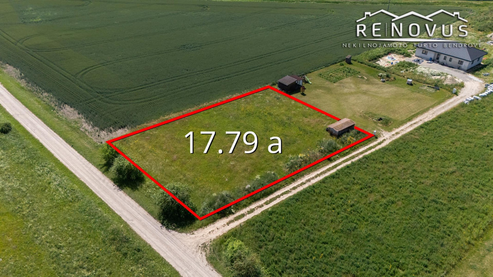 Parduodamas sklypas Akmenų g., Meškių k., Šiaulių r. sav., 17.79 a ploto 2
