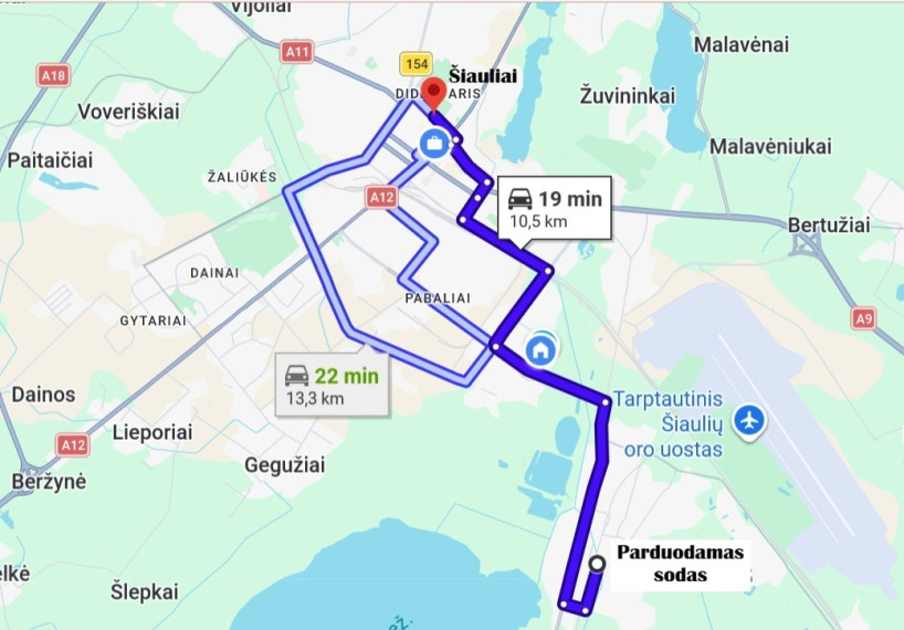 Parduodamas namas Gintaro Sodų 1-oji g., Šiaulių m., Šiaulių m. sav., 25.05 m2 ploto, 1 aukštai 13