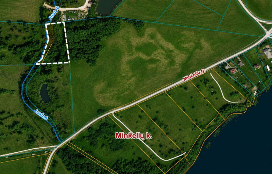 Parduodamas  sklypas Minkelių k., Vilniaus r. sav., 41 a ploto 6