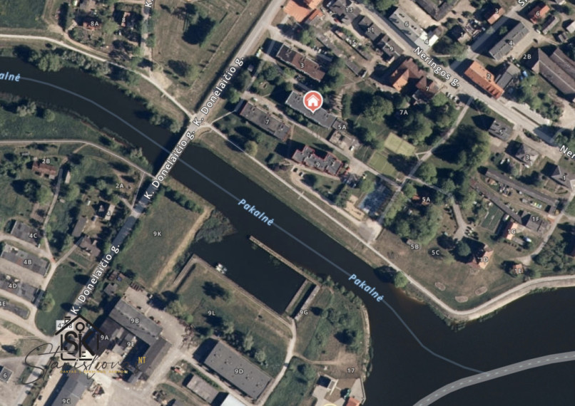 PIRMAME AUKŠTE PARDUODAMAS 3 KAMBARIŲ BUTAS RUSNĖJE, K. DONELAIČIO G. 5 25