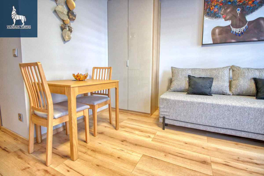 Nuomojamas butas Sausio 13-osios g., Karoliniškės, Vilniaus m., Vilniaus m. sav., 28 m2 ploto, 1 kambariai 9
