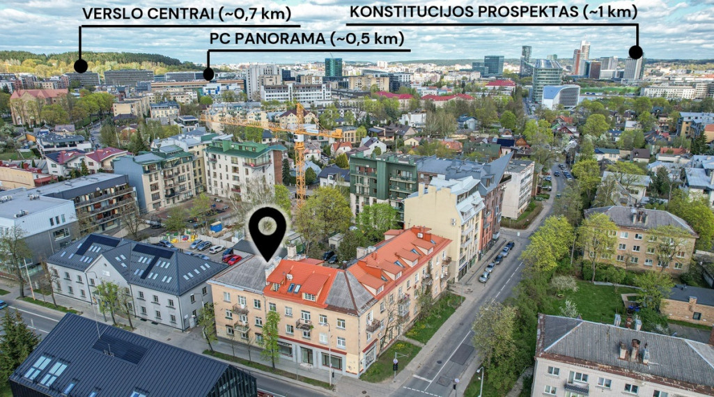 Nuomojamas butas Latvių g., Žvėrynas, Vilniaus m., Vilniaus m. sav., 40 m2 ploto, 2 kambariai 28