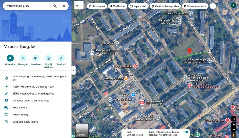 Parduodamas butas Veterinarijos g., Ukmergės m., Ukmergės r. sav., 26 m2 ploto, 1 kambariai 8
