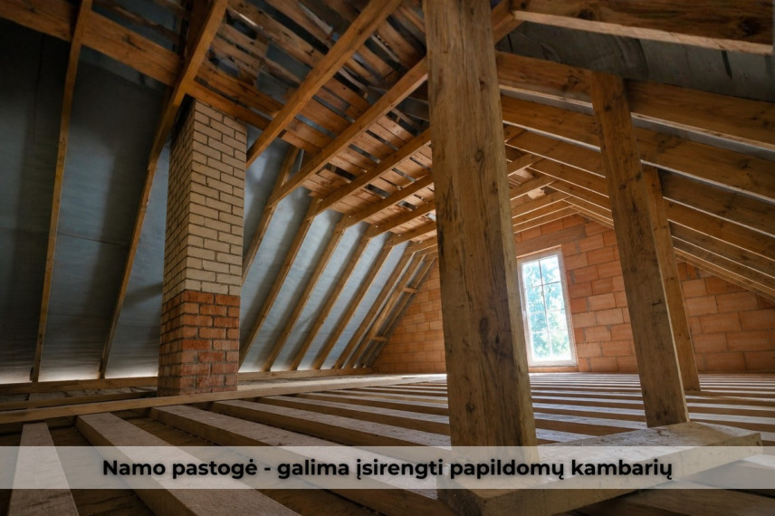 Parduodamas namas Spindulių 2-oji g., Rastinėnų k., Vilniaus r. sav., 94.7 m2 ploto, 2 aukštai 16
